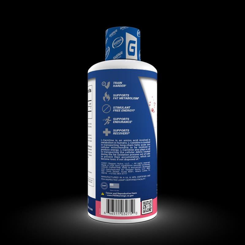 Premium Liquid Carnitine 3000 - Boost Your Energy and Metabolism!