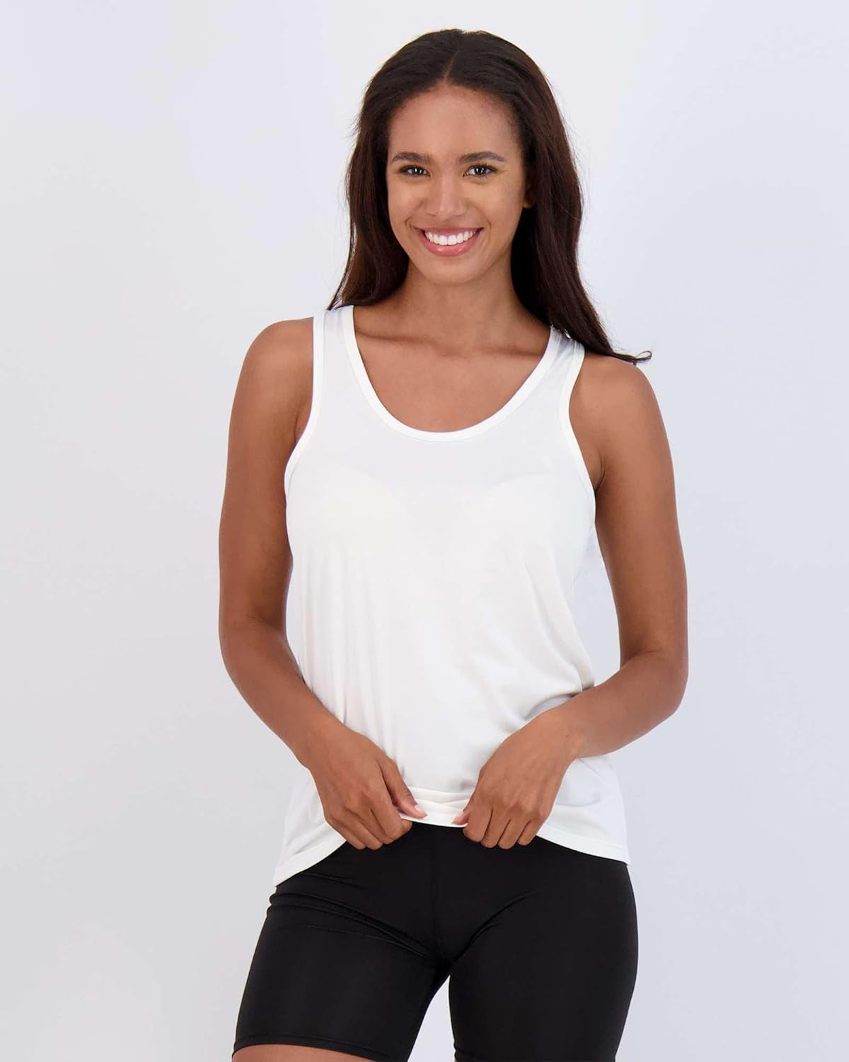 5-Pack Women's Plus Size Dry-Fit Racerback Tank Tops for Yoga & Activewear