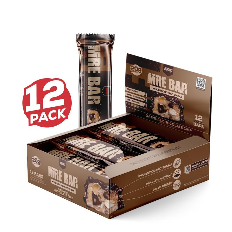 MRE Protein Bar - 12 Delicious, Nutrient-Packed Bars per Box!