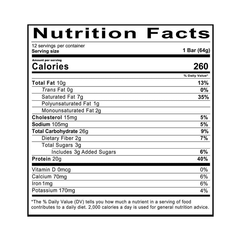 MRE Protein Bar - 12 Delicious, Nutrient-Packed Bars per Box!