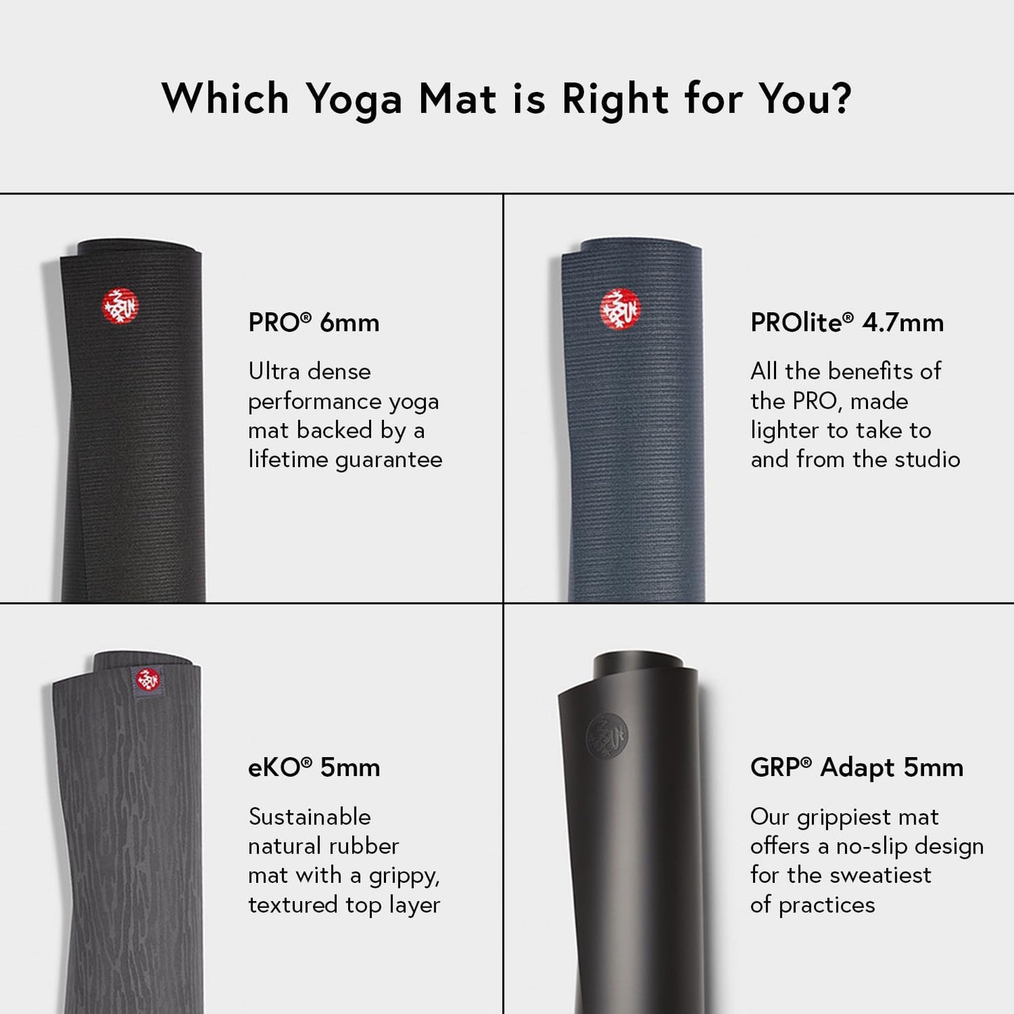 PRO Yoga Mat - Teacher Recommended, Non-Slip Textured 6Mm Ultra-Dense, Hot Yoga Workout, Studio at Home Pilates