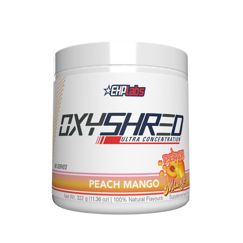 Ehplabs Oxyshred Ultra Concentration Pre Workout Powder - 33 Servings of Sugar-Free, Vegan-Friendly Energy for Optimal Performance - 150mg Caffeine for Men and Women