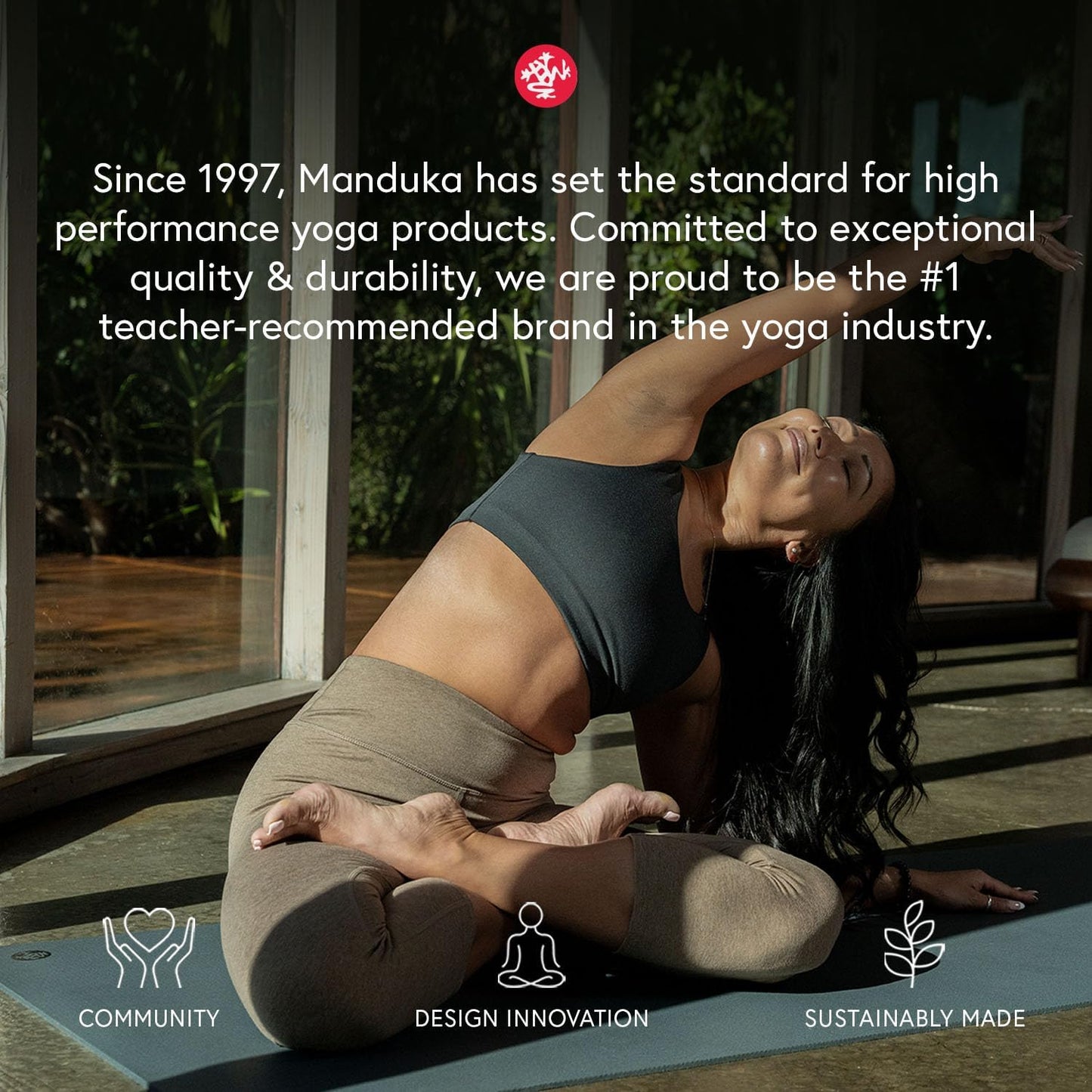 PRO Yoga Mat - Teacher Recommended, Non-Slip Textured 6Mm Ultra-Dense, Hot Yoga Workout, Studio at Home Pilates