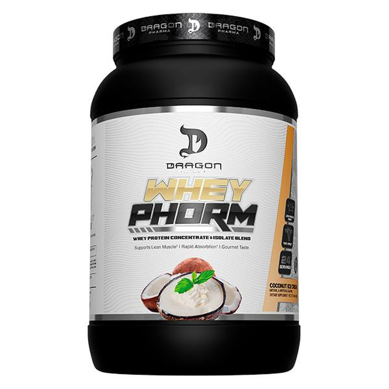 Dragon Pharma WHEYPHORM Premium Whey Protein Blend - 2lbs Muscle Building Supplement