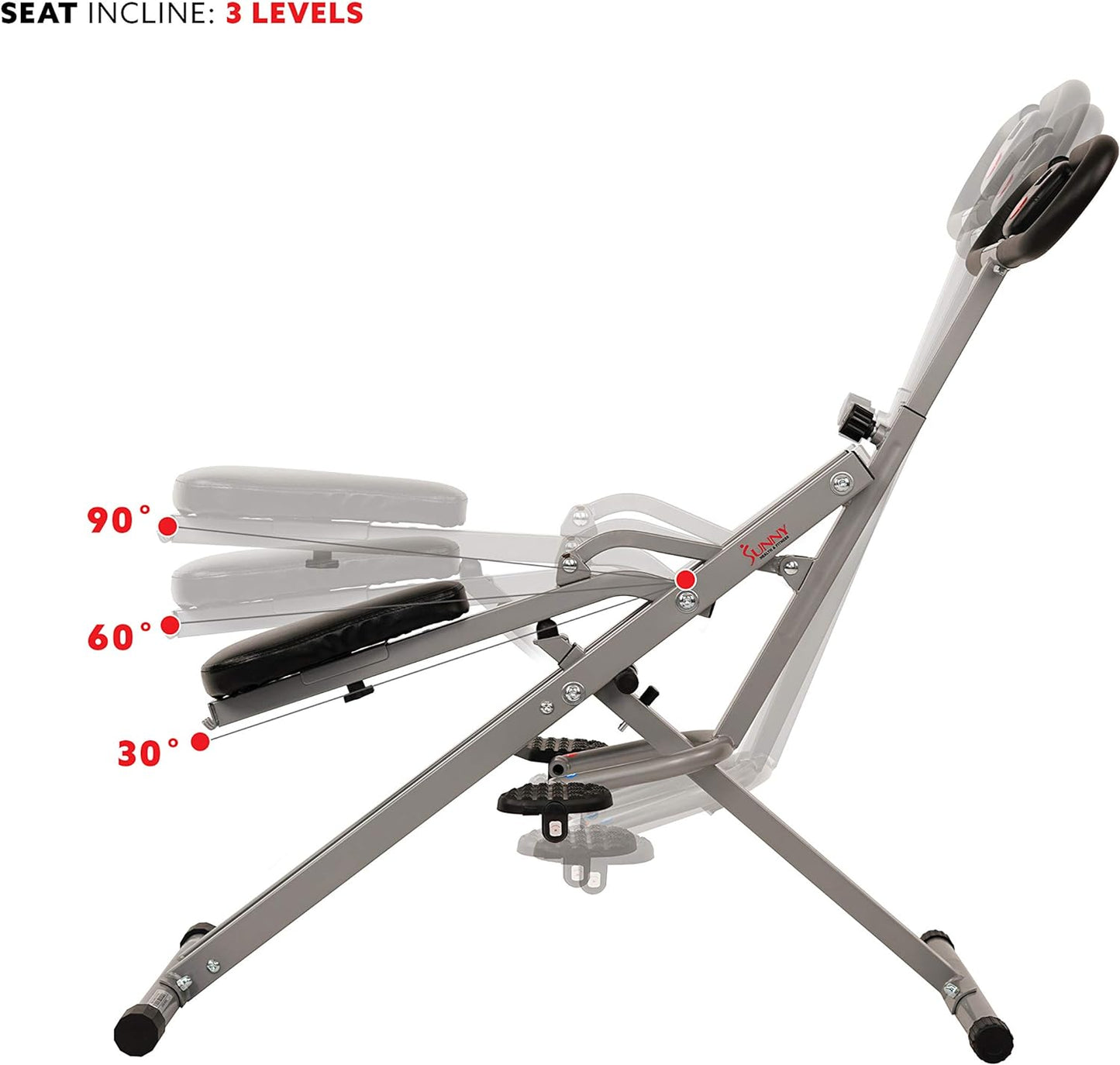Transform Your Home Workouts with the Row-N-Ride Squat Assist Trainer - Adjustable Resistance & Foldable Design for Total Body Toning in Stylish Colors!