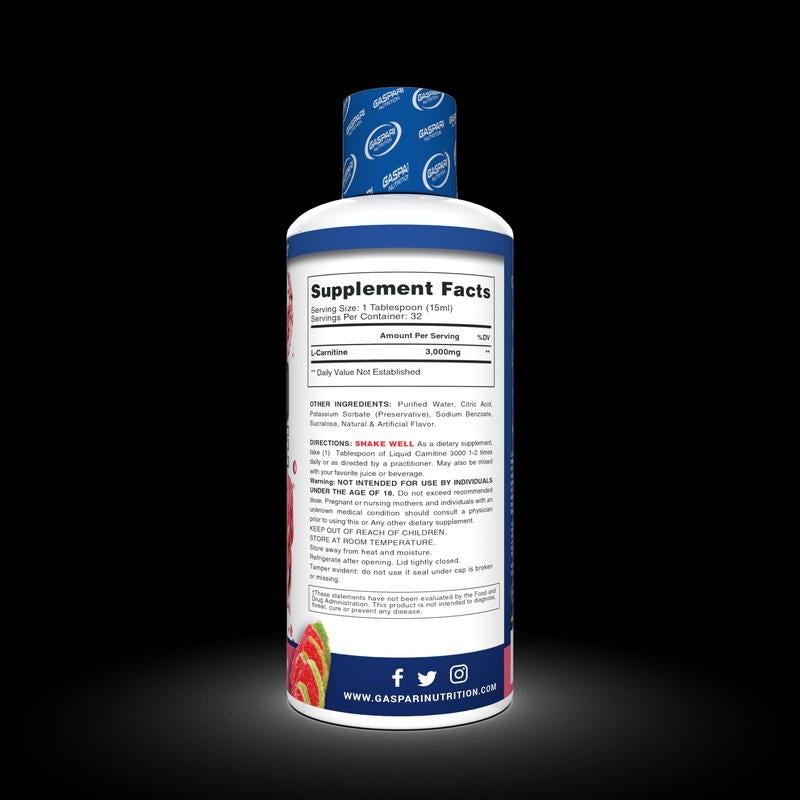 Premium Liquid Carnitine 3000 - Boost Your Energy and Metabolism!