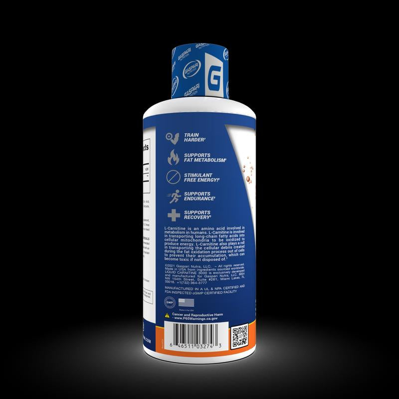 Premium Liquid Carnitine 3000 - Boost Your Energy and Metabolism!