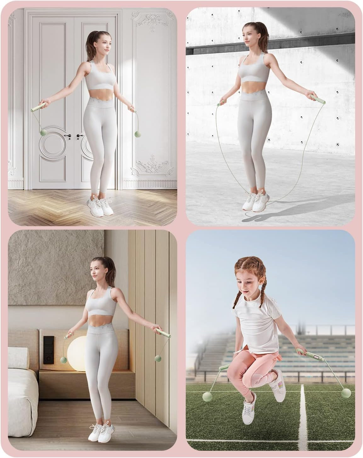 Revolutionary Cordless Jump Rope for Adults - Weighted Design with LCD Display & Large Cordless Ball for Ultimate Performance