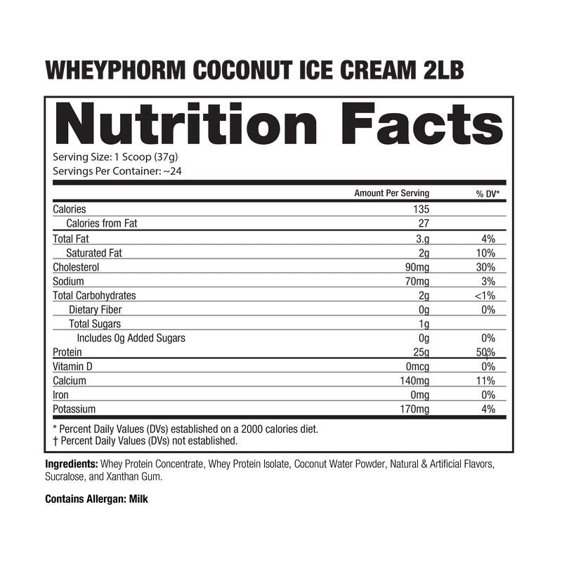 Dragon Pharma WHEYPHORM Premium Whey Protein Blend - 2lbs Muscle Building Supplement