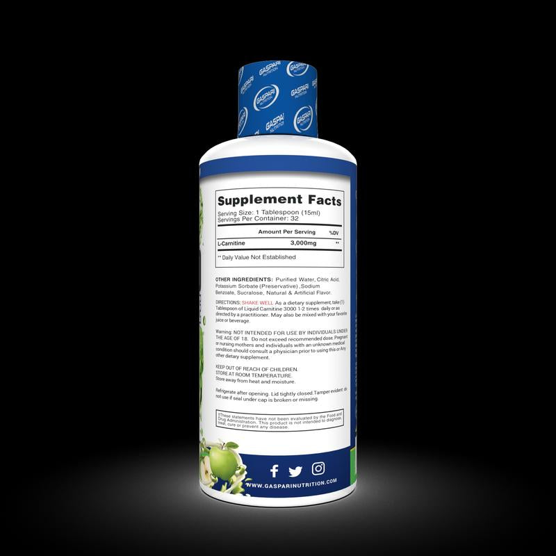 Premium Liquid Carnitine 3000 - Boost Your Energy and Metabolism!