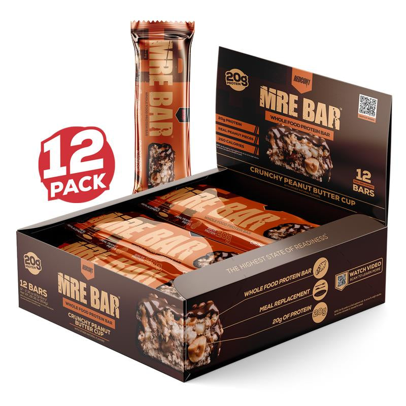 MRE Protein Bar - 12 Delicious, Nutrient-Packed Bars per Box!