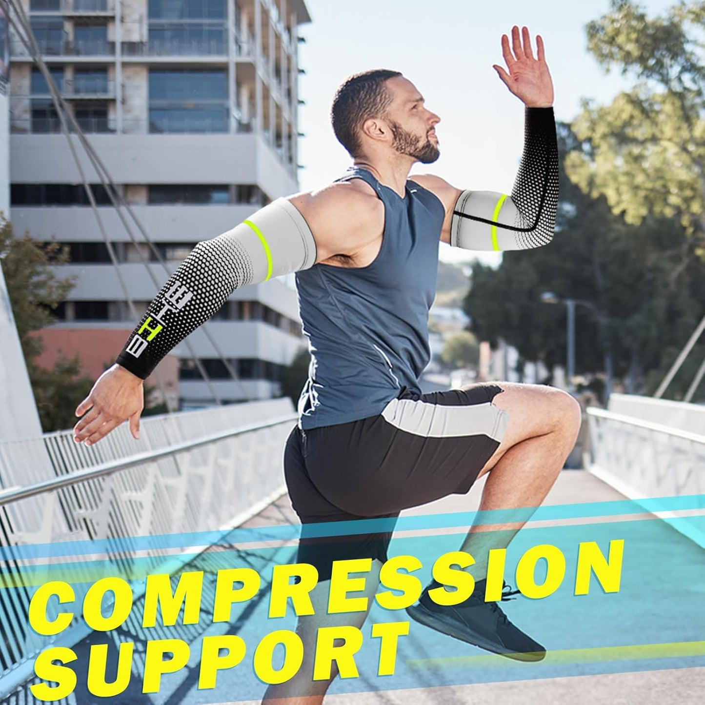 Cooling UV Protection Arm Sleeves for Men & Women - Perfect for Cycling and Outdoor Activities