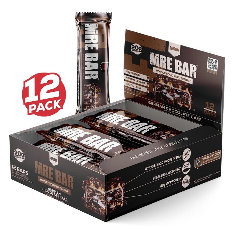 MRE Protein Bar - 12 Delicious, Nutrient-Packed Bars per Box!