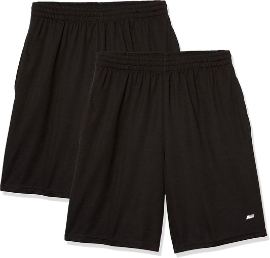 Men's Performance Tech Loose-Fit Shorts, Pack of 2 (Big & Tall Sizes Available)