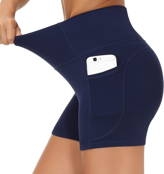 Elevate Your Workout: Women's High Waist Breathable Dolphin Split Shorts for Yoga & Lounge
