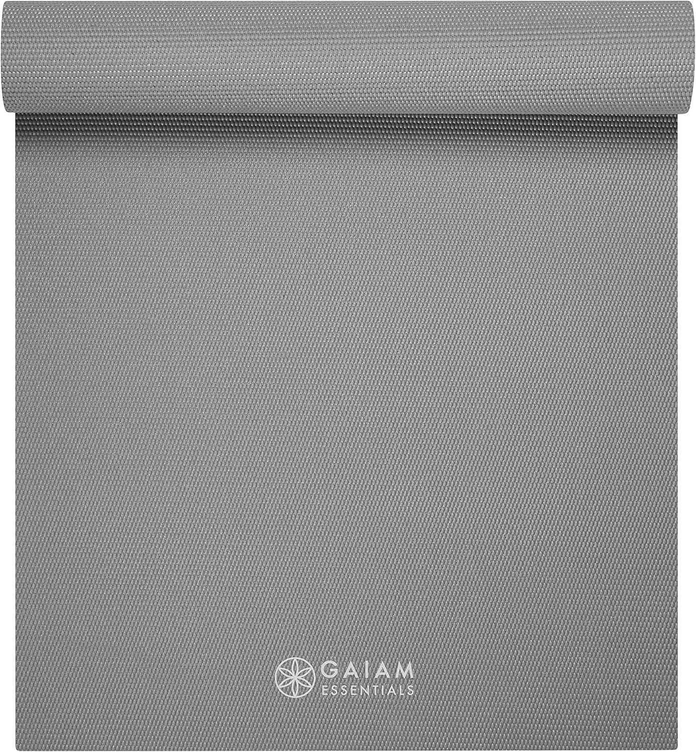 Essentials Premium Yoga Mat with Yoga Mat Carrier Sling (72"L X 24"W X 1/4 Inch Thick)