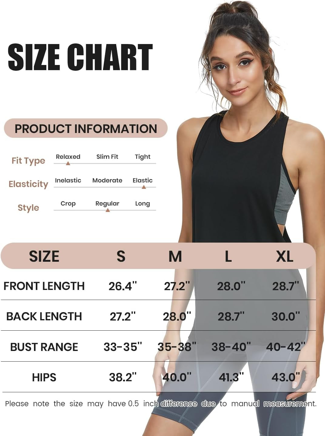 Workout Tank Tops for Women Lightweight Running Tanks Basic Gym Tops Sleeveless Athletic Yoga Shirts-4 Pack