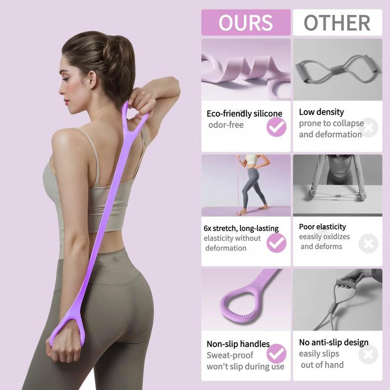 30 Pounds. Figure 8 Exercise Bands for Women Men, 8 Shaped Resistance Bands Chest Expander, Yoga Gym Fitness Pulling Rope Elastic for Exercise Muscle Training Tubing Elastic Band