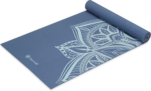 Yoga Mat - Premium 5Mm Print Thick Non Slip Exercise & Fitness Mat for All Types of Yoga, Pilates & Floor Workouts (68" X 24" X 5Mm)