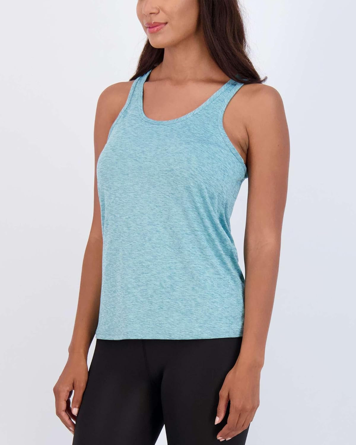 Elevate Your Workout: 5-Pack Women's Racerback Tank Tops - Dry-Fit Athletic Performance & Plus Sizes Available!
