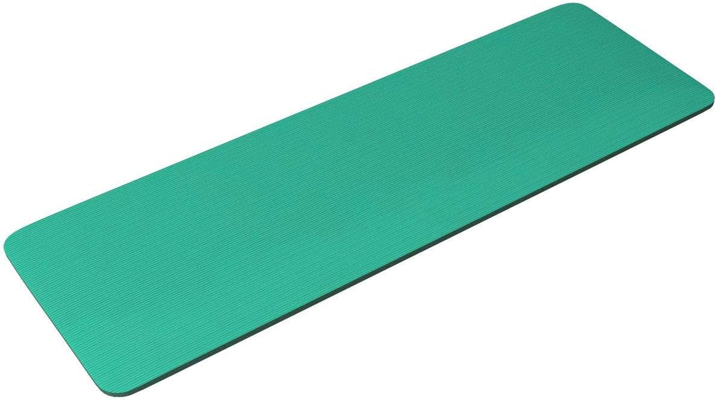 1/2-Inch Extra Thick High Density Anti-Tear Exercise Yoga Mat with Knee Pad and Carrying Strap, Multiple Colors