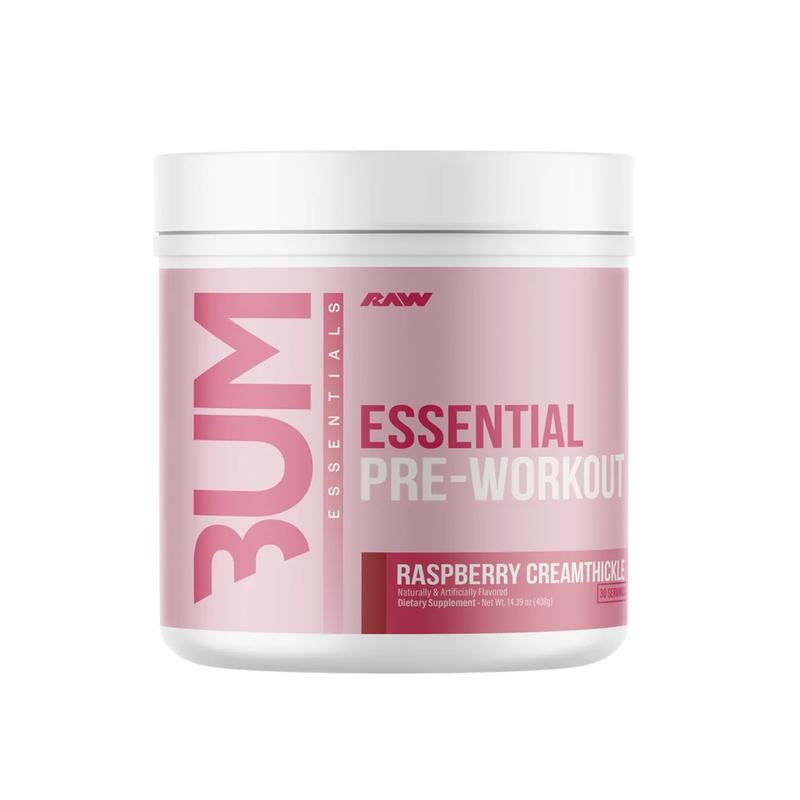 Unleash Explosive Energy with Raw Nutrition CBUM Chris Bumstead Essential Preworkout - Boost Blood Flow, Combat Fatigue & Choose from Exclusive Flavors!