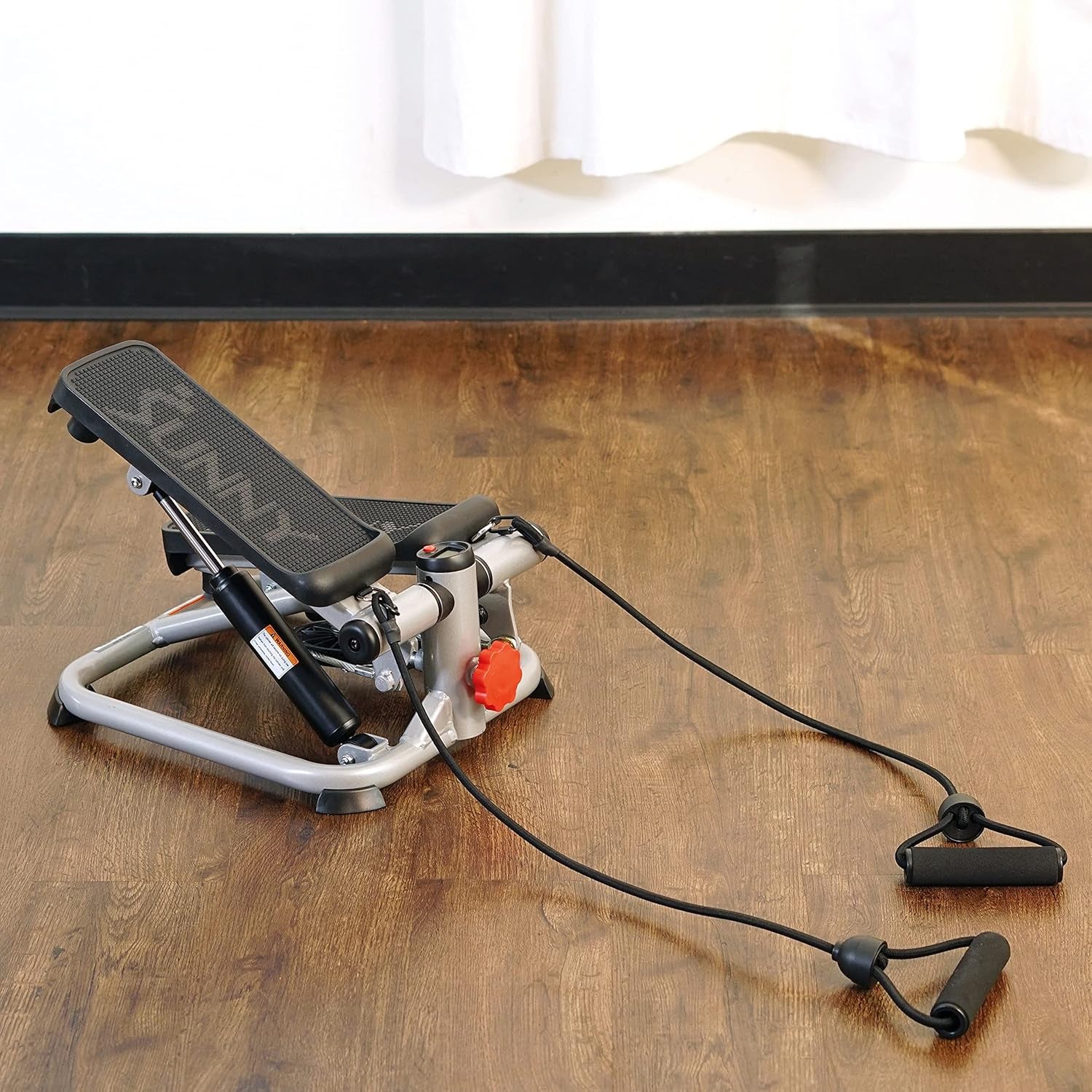 Elevate Your Home Workout: Mini Steppers with Full Body Cardio, Sunnyfit App Integration & Resistance Band