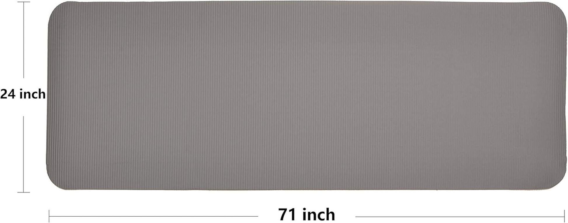 All Purpose 1/2-Inch Extra Thick High Density Anti-Tear Exercise Yoga Mat and Knee Pad with Carrying Strap, Multiple Colors