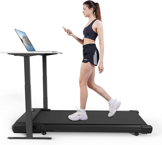 3-in-1 Under Desk Treadmill with Remote Control and LED Display, 2.5 HP Quiet Walking and Jogging Machine for Home and Office, 250 lbs Capacity