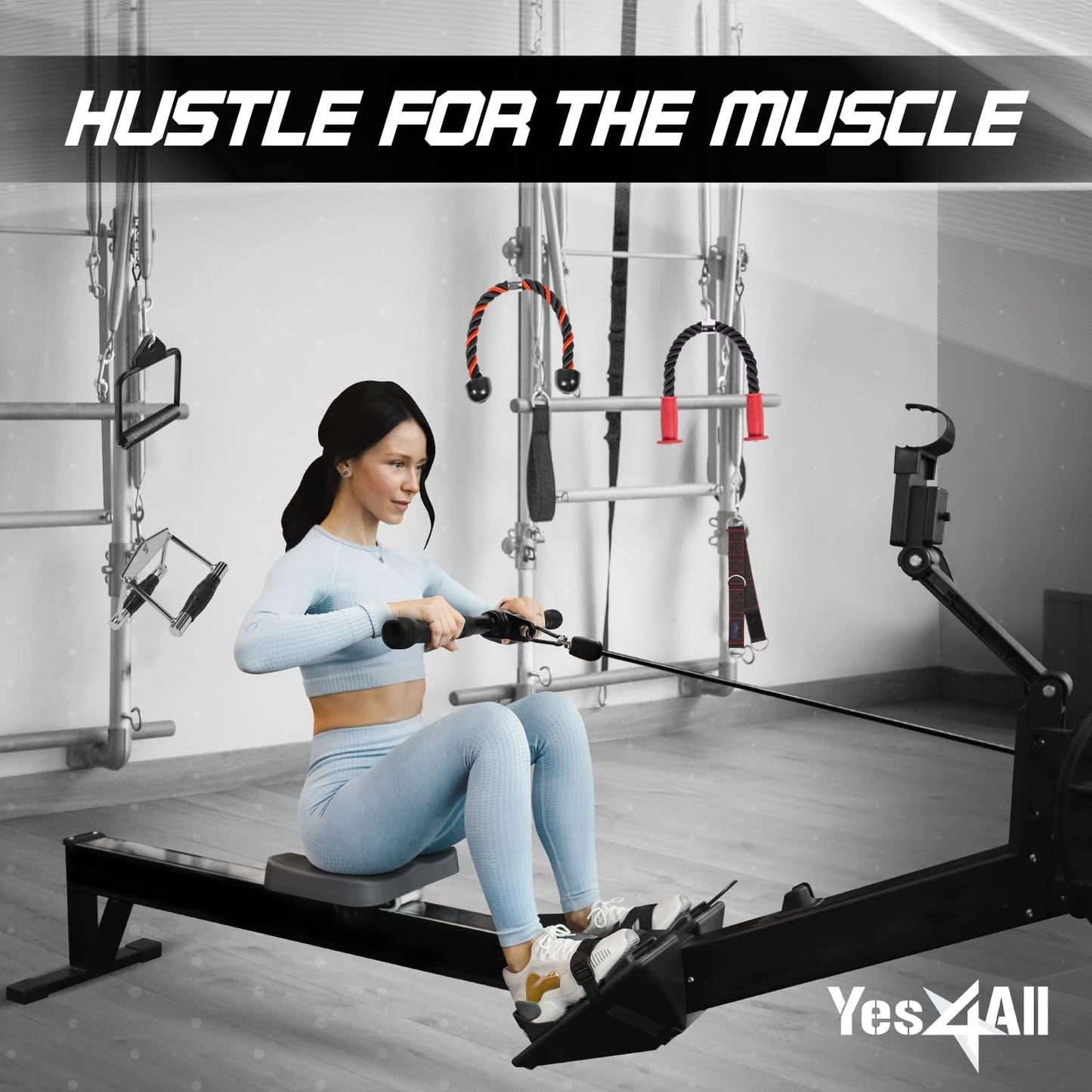 Ultimate Cable Machine Attachments Set: Heavy-Duty Tricep Straight Bar, V Bar, and LAT Pulldown Accessories for Home Gym - Supports Up to 880 lbs!