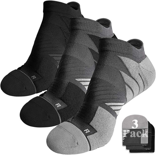 Ultimate No-Show Running Socks - Anti-Blister, Wicking Coolmax, Seamless & Odor-Free!