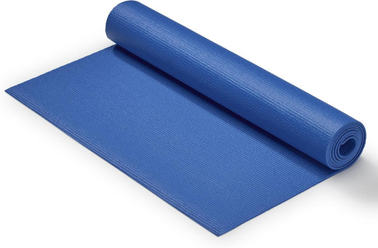 Non-Slip Yoga Mat – Durable, Anti-Tear, Lightweight, Cushioned Support for Yoga, Pilates, Stretching Exercises, Meditation and Floor Workouts | Multiple Sizes & Colors