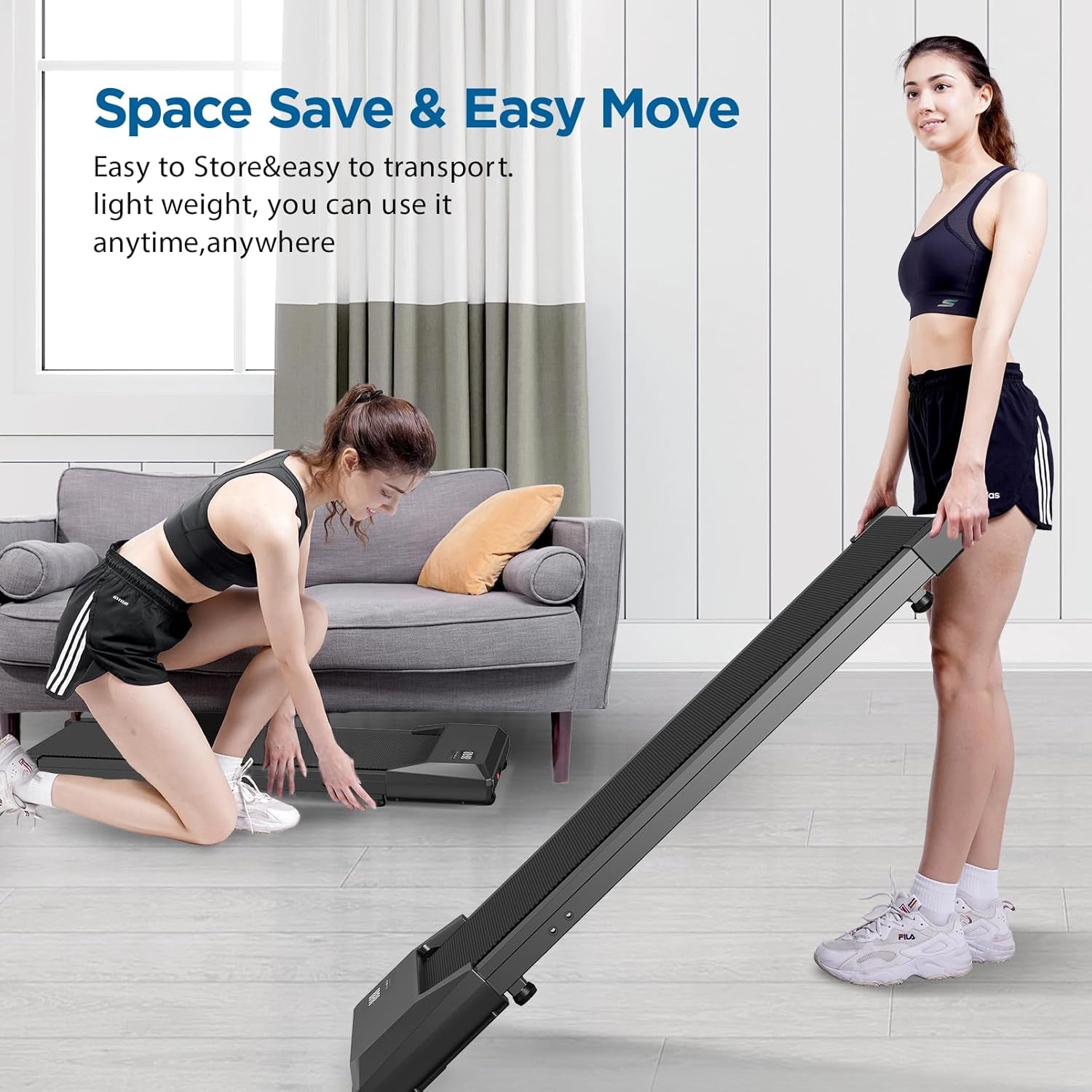 3-in-1 Under Desk Treadmill with Remote Control and LED Display, 2.5 HP Quiet Walking and Jogging Machine for Home and Office, 250 lbs Capacity