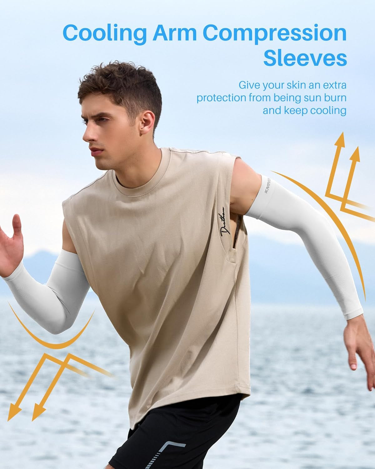 Ultimate UV Protection Arm Sleeves - Stay Cool and Safe for Driving, Cycling, Golf & Basketball!