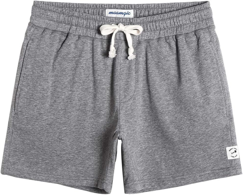 Men's 5.5" Athletic Gym Shorts - Comfortable Elastic Waist Jogger with Pockets for Workouts and Casual Wear