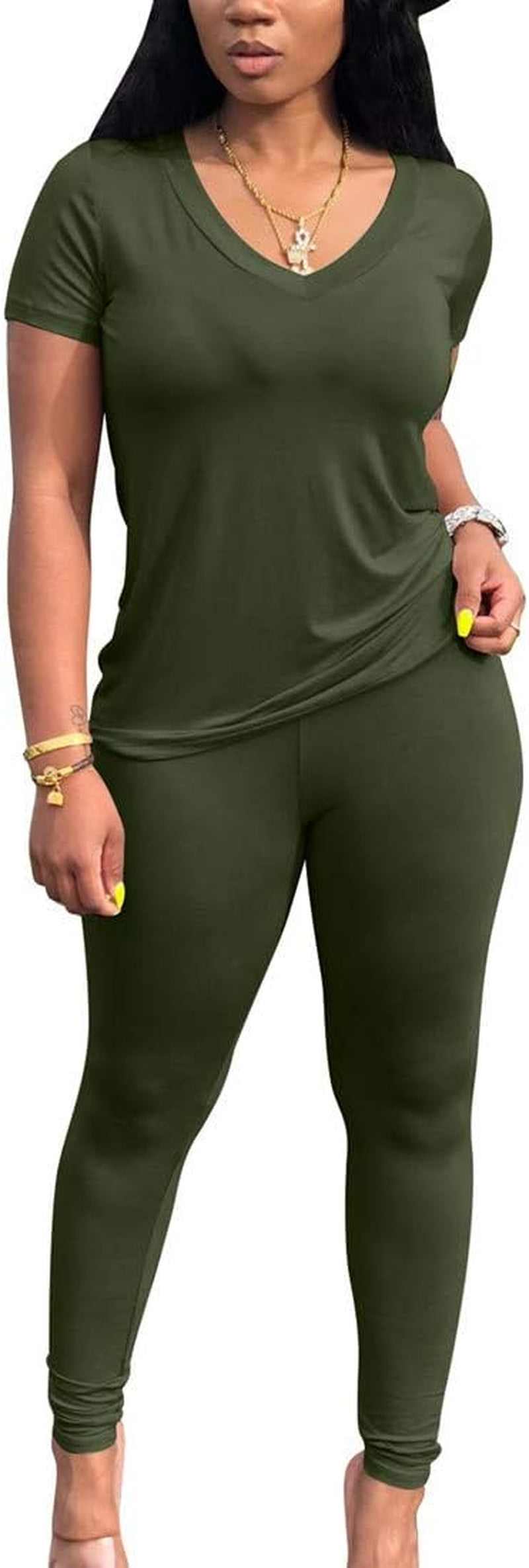 Chic 2-Piece Women's Workout Tracksuit Set - Long Sleeve Top & Jogger Leggings