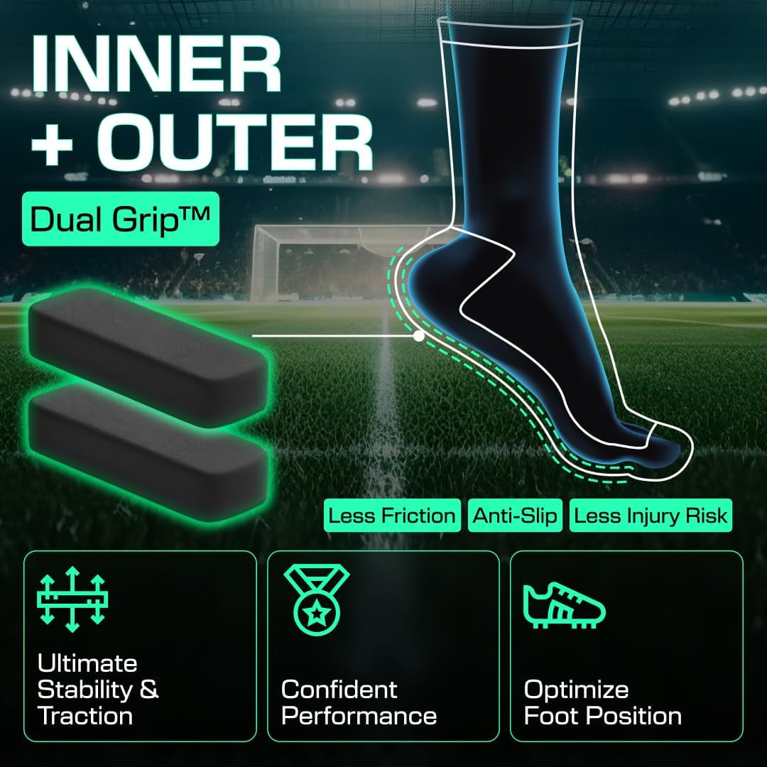 Lux Dual Grip Soccer Socks - Unmatched Comfort and Performance for All Players!