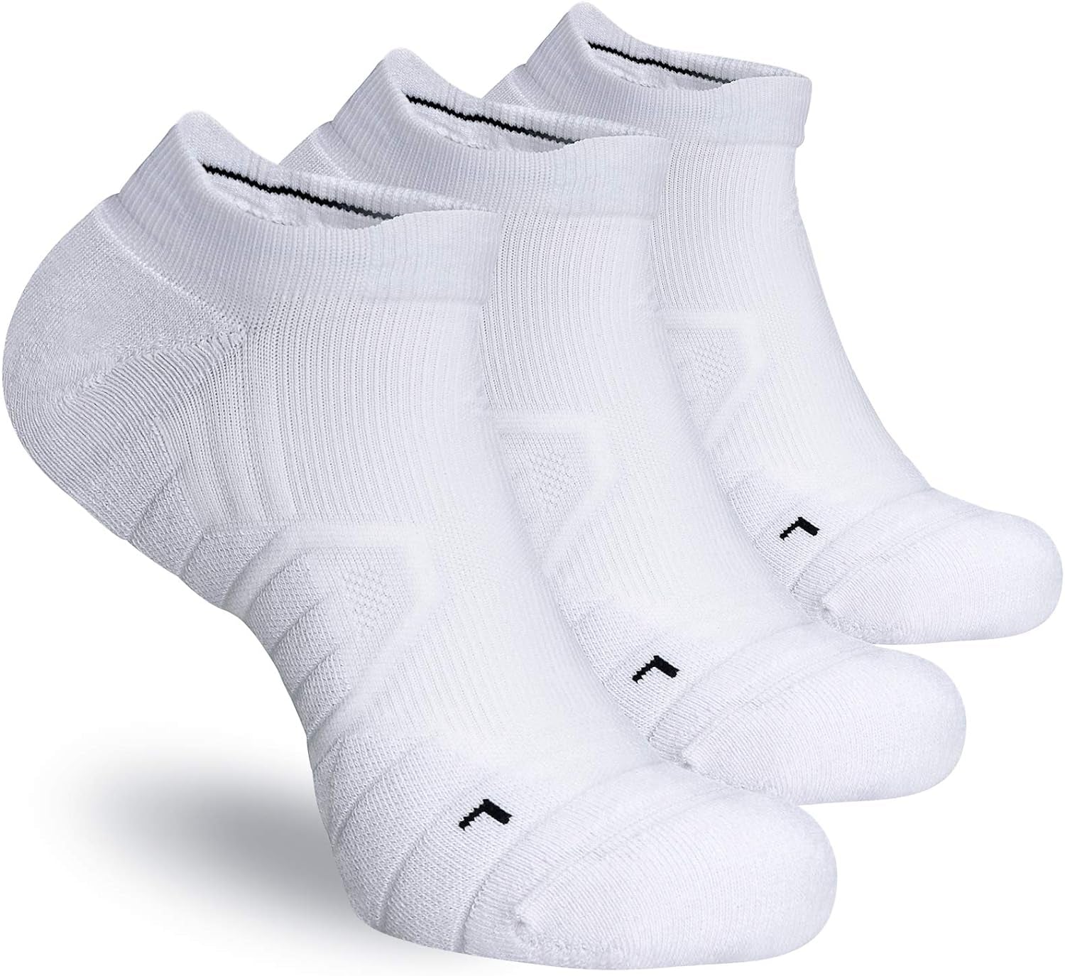 Ultimate Comfort Cushioned Low Cut Running Socks - Moisture-Wicking Performance