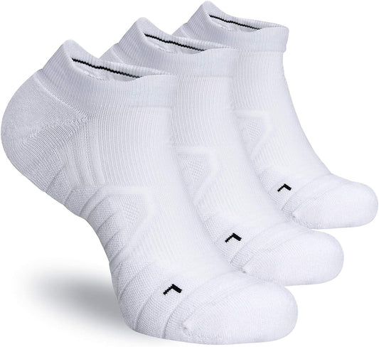 Ultimate Comfort Cushioned Low Cut Running Socks - Moisture-Wicking Performance