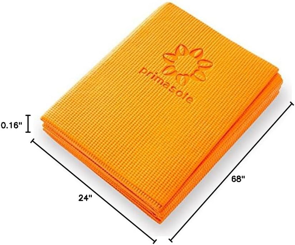 Folding Yoga Travel Pilates Mat Foldable Easy to Carry to Class Beach Park Tear-Resistant Travel Picnics 4Mm Thick 9 Colors