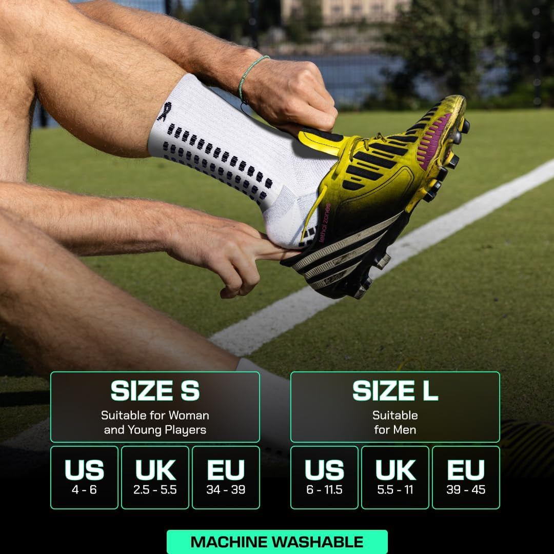 Lux Dual Grip Soccer Socks - Unmatched Comfort and Performance for All Players!