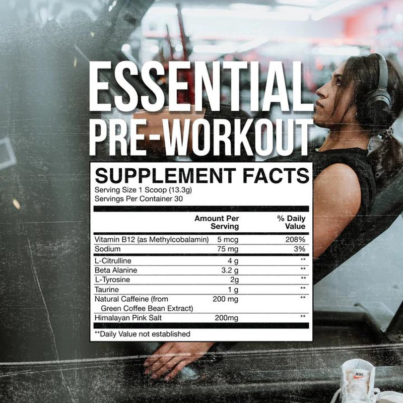 Unleash Explosive Energy with Raw Nutrition CBUM Chris Bumstead Essential Preworkout - Boost Blood Flow, Combat Fatigue & Choose from Exclusive Flavors!