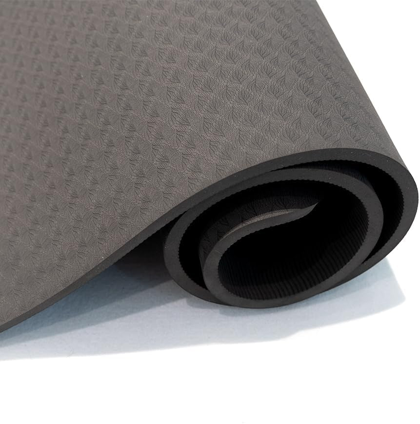 Premium Yoga Mat - TPE Material, Excellent Resilience, Non Slip, 72” X 24” Extra Thick 0.4"(10 Mm) with Carrying Strap