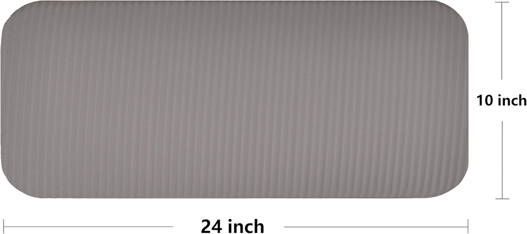 All Purpose 1/2-Inch Extra Thick High Density Anti-Tear Exercise Yoga Mat and Knee Pad with Carrying Strap, Multiple Colors