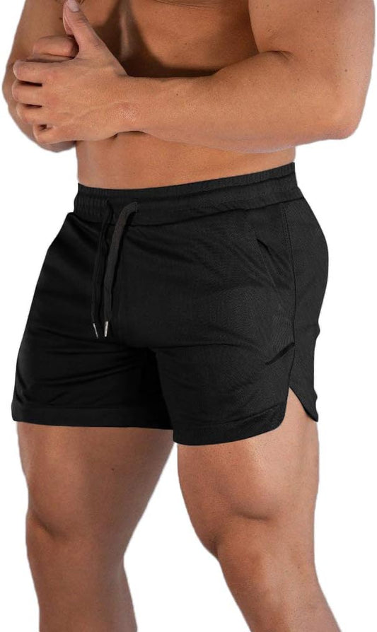 Ultimate Men's Lightweight Athletic Gym Shorts - Perfect for Running & Bodybuilding!