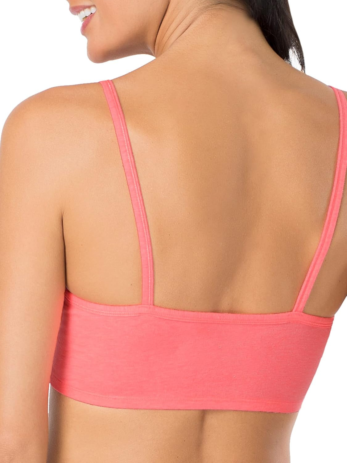 Ultimate Comfort Women's Cotton Spaghetti Strap Sports Bra - Move Freely All Day!