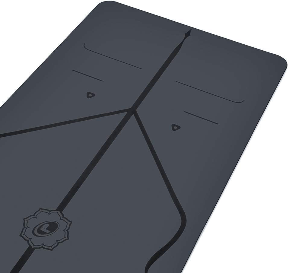 Original Yoga Mat – Free Yoga Bag Included - Patented Alignment System, Warrior-Like Grip, Non-Slip, Eco-Friendly, Sweat-Resistant, Long, Wide, 4.2Mm Thick Mat for Comfort