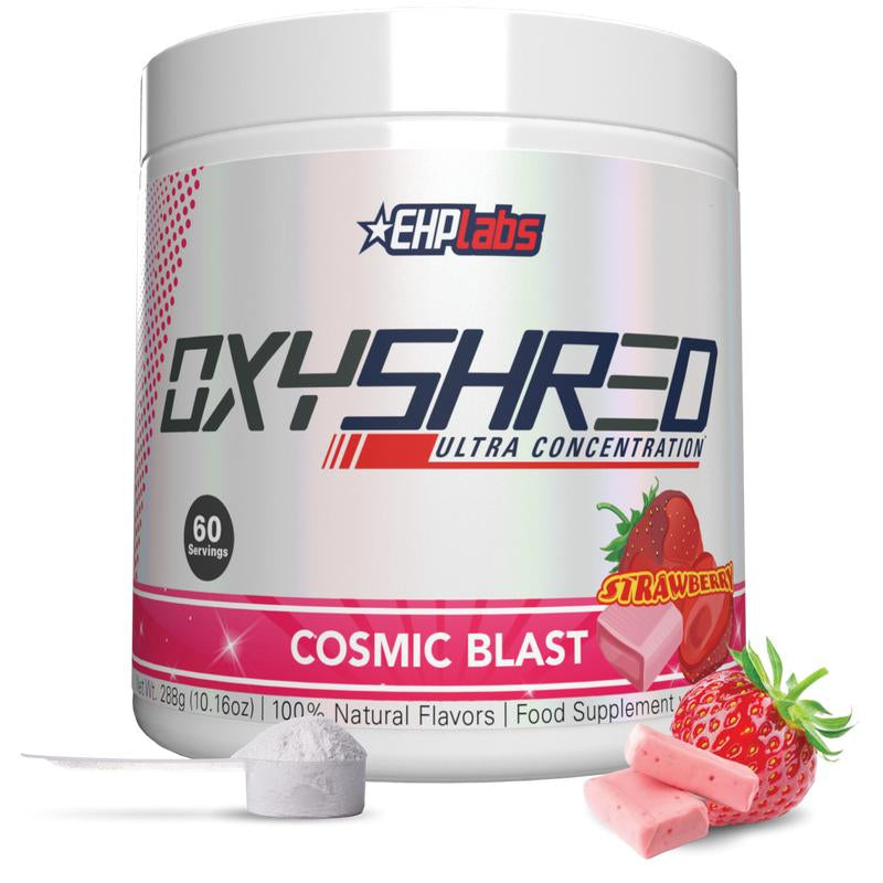 Ehplabs Oxyshred Ultra Concentration Pre Workout Powder - 33 Servings of Sugar-Free, Vegan-Friendly Energy for Optimal Performance - 150mg Caffeine for Men and Women