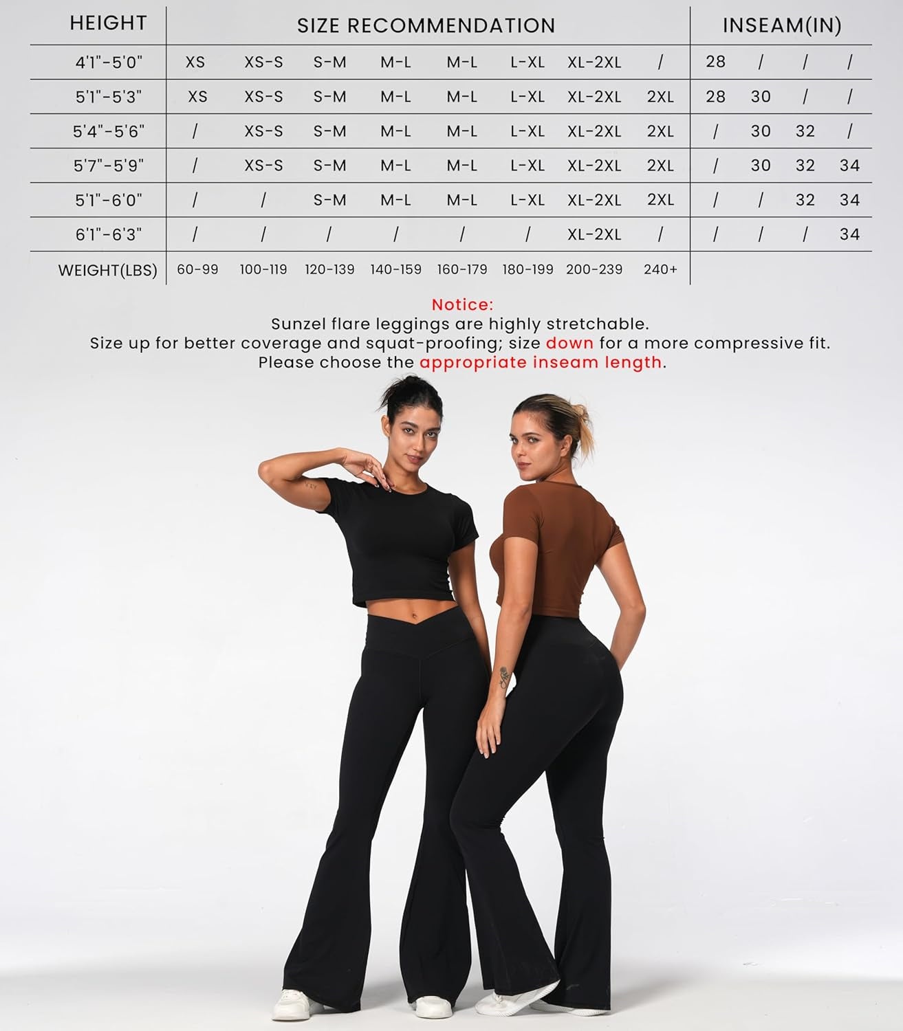High-Waisted Flare Leggings Featuring Tummy Control and Crossover Design