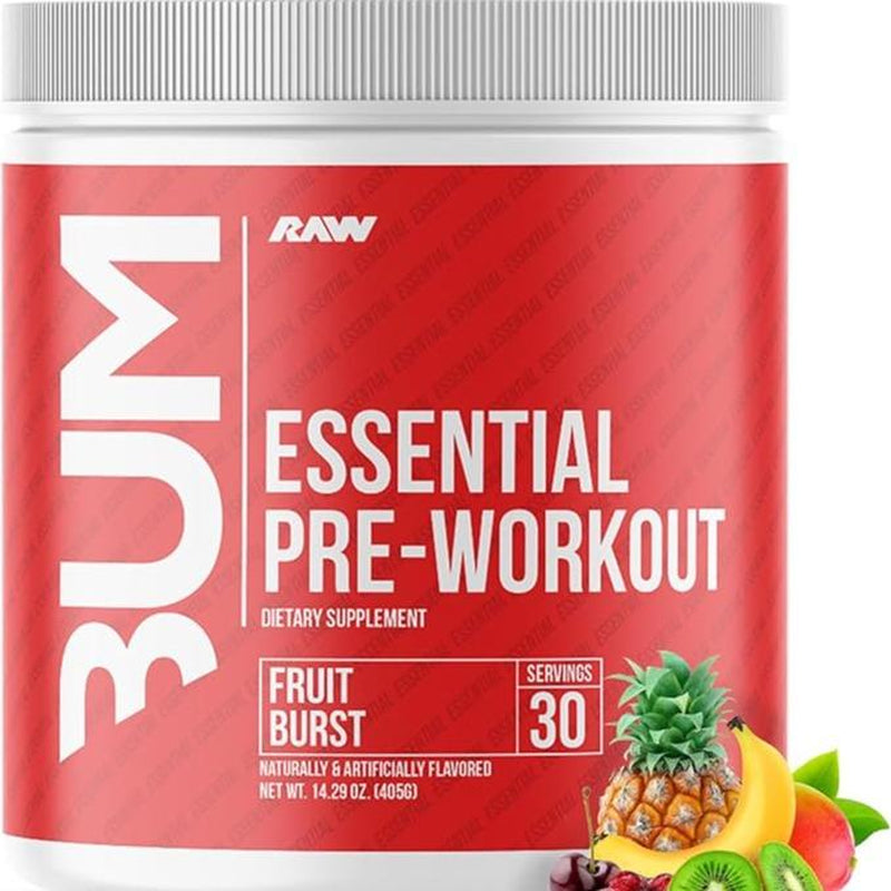 Unleash Explosive Energy with Raw Nutrition CBUM Chris Bumstead Essential Preworkout - Boost Blood Flow, Combat Fatigue & Choose from Exclusive Flavors!